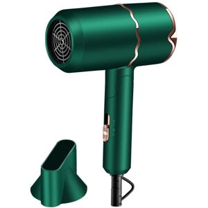 Protheus FL-8128 Household Folding Blue Light Anion Negative Ion Hot And Cold Air Hair Dryer, CN Plug(Green)