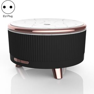 shopnbutik Ultrasonic Aromatherapy Diffuser Humidifier Essential Oil Diffuser EU Plug(Advanced Black)
