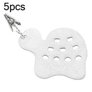 shopnbutik 5pcs Stainless Steel Tablecloth Clip Windproof Tablecloth Weights Hanger(Turtle TCC0010G)