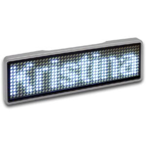 No Name LED-navneskilt Hvid 44 x 11 Pixel (B x H x T) 93 x 30 x 6 mm 125908