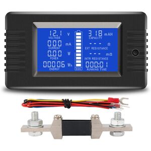 High Discount PZEM-015 Batteritester DC-spænding Effektkapacitet Intern og ekstern modstand Resterende elmaling med 200A shunt