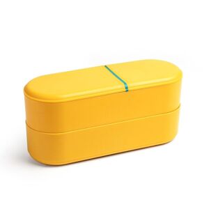 Shoppo Marte Household Battery Storage Box Data Cable Charger Storage Organizer Box, Color: Yellow 3 Layer