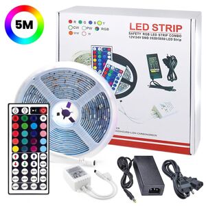 Generic 5 Meter - LED-Strips med RGB / Lyssnor / LED-liste