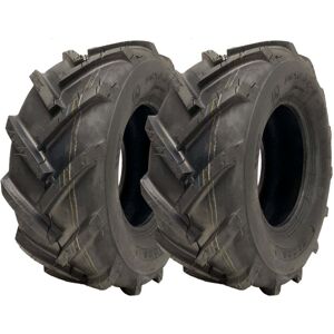 Parnells 16x6.50-8 Open Centre Tyres Cleated Lug Industrial Plant Wanda P328 (Set of 2)
