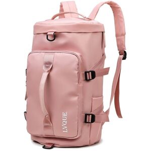 shopnbutik 375 Large-capacity Waterproof and Wear-resistant Crossbody Travel Backpack(Light Pink)