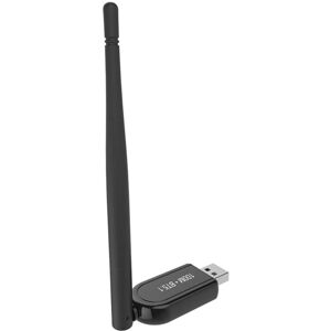 High Discount Bærbar Usb Dongle med ekstern antenne 100m Bluetooth-kompatibel 5.1 Transmitter Audio Receiver 3.0mbps sort