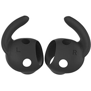 For Beats Studio Buds AhaStyle PT172 Earphone Silicone Ear Caps, Style: Earcap (Black)