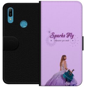 Generic Huawei Y6 (2019) Tegnebogsetui Taylor Swift - Sparks Fly
