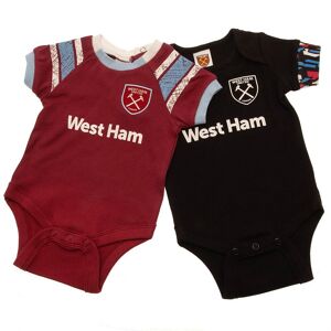West Ham United FC Baby body (pakke med 2)