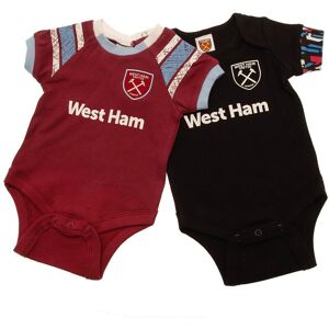 West Ham United FC Baby body (pakke med 2)