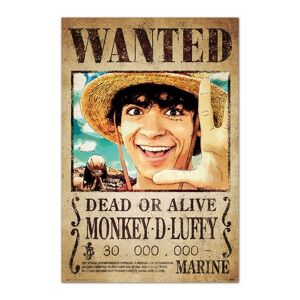 ONE PIECE NETFLIX - WANTED MONKEY D. LUFFY