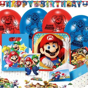 60-pakke Super Mario Festpakke Party 8 personer