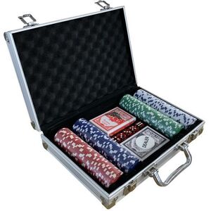 Leksaksaffären Texas Poker Set with case