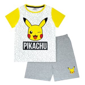 Pokemon Kort pyjamas-sæt med Pikachu-ansigt til drenge