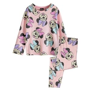 Disney Girls Minnie Mouse All-Over Print Long Pyjama Set