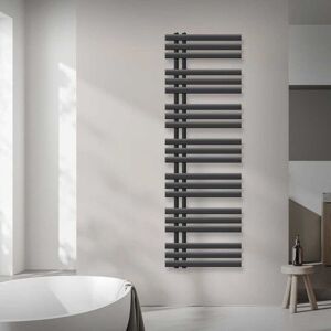 ECD-Germany Design badeværelsesradiator Iron EM 500x1600 mm antracit Luxe Bath