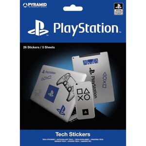 Playstation Logo Tech klistermærker (pakke med 26)
