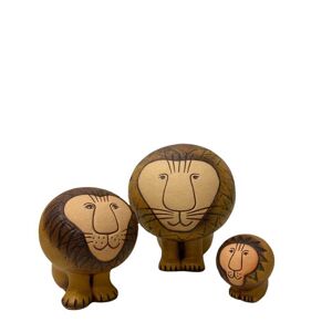 Lisa Larsons Afrikanska djur Gustavsberg - 3 majestætiske løver Familiens design Lisa Larson