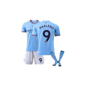 Aerpad Manchester City Home Børnefodboldsæt og voksen nr. 9 Haaland