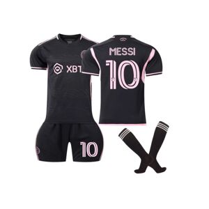 Aerpad fodboldtrøje kit til børn Messi Miami klub anden trøje