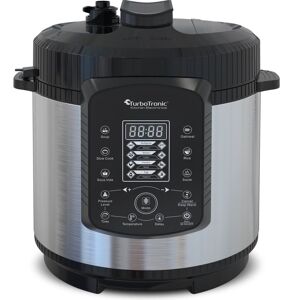 TurboTronic DPC9 Digital trykkoger - Trykkoger - 6 liter - Rustfrit stål/sort