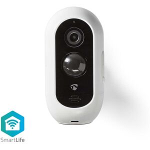 Nedis SmartLife udendørskamera   Wi-Fi   Full HD 1080p   IP65   Maks. batteritid: 6 måned   Cloud Storage (mulighed) / microSD (ikke inkluderet)   5 V