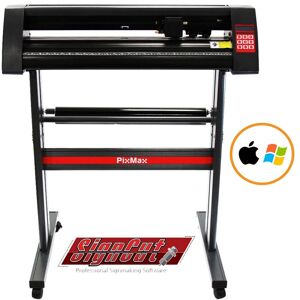 Monster Shop PixMax 72cm Skæreplotter med SignCut Pro Mac og Windows Skæremaskine Vinyl Laserguide Vinyltryk, bildekaler, vinduesskilte, tekstiltryk og vægkunst