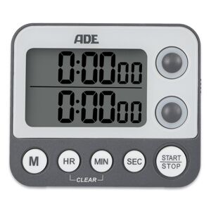ADE Digitaler Dual-Kithen Timer Gray