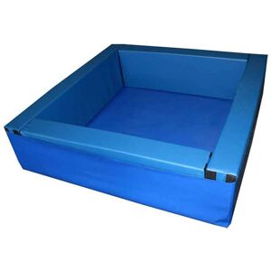 Softee Canvas Square Play Pool Pvc Blå 150x150cm