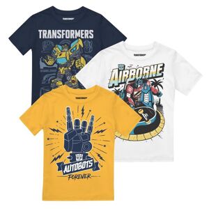 Transformers Drenge Optimus Prime & Bumblebee T-shirt (pakke med 3)