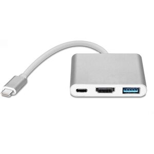 INF USB-C Multiport-adapter til USB, USB-C (USB PD), 4K HDMI-kompatibel