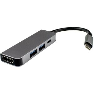 Northix USB-C 4-i-1-adapter