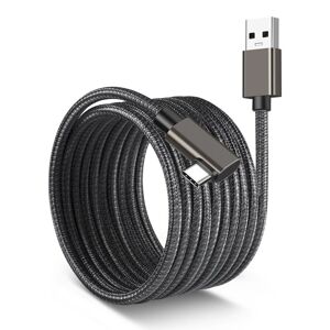 INF USB A til Type-C Link-kabel MørkegråOculus Quest 1/2 5 m
