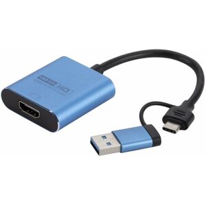 Shoppo Marte V05B USB + USB-C / Type-C to HDMI Adapter Cable