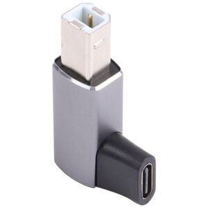 Shoppo Marte USB-C / Type C Female to USB 2.0 B MIDI Male Adapter for Electronic Instrument / Printer / Scanner / Piano (Grey)