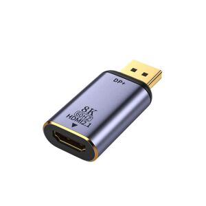 Shoppo Marte DP Male to HDMI Female 8K Converter, Style: 8K-004