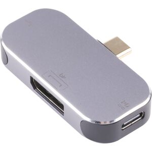 Shoppo Marte 3 in 1 USB-C / Type-C Male to USB-C / Type-C Charging + USB + DP Female Adapter