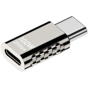 Shoppo Marte 100W Type-C Male to Type-C Female 20Gbps Zinc Alloy Adapter, Style:Straight