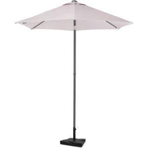 VONROC Premium Parasol Torbole - Ø200 - UV-resistent - Beige - Inkl. Betræk