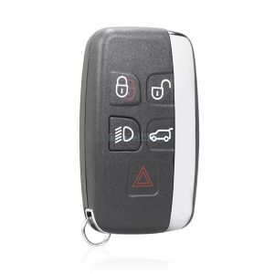 MediaTronixs 5 Button Smart Key Fob Case For Land Rover Discovery 4 2013 2014 2015 2016 2017