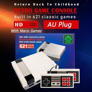 High Discount ulo Håndholdt AV 8Bit Retro-afspiller med indbygget 621/620-spil Gave Børn Voksne EU/AU/US-stik 621Games AU-stik 621Games AU-stik 621Games AU-stik