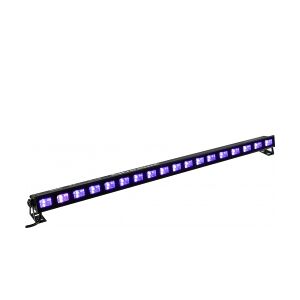 UV lys bar, BUV183 med 18 stk. kraftige UV LED / 91cm bred / solid monteringsfod