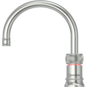 Quooker Classic Nordic Single Tap Round - Rustfrit Stål