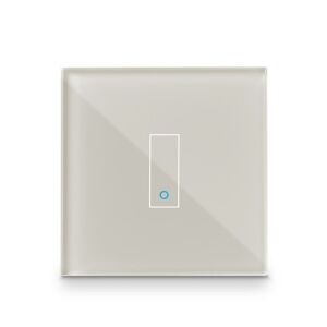 Iotty Smart Switch single button faceplate - Design your own smart switch Colour: Tan