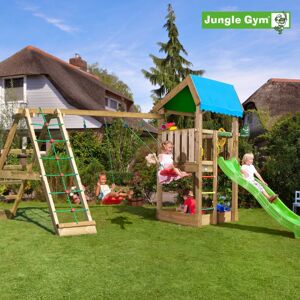 Jungle Gym Home legetårn komplet inkl. climb module xtra ekskl. rutschebane - 804-315CB