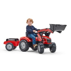 FALK Massey Ferguson frontlæsser med vogn