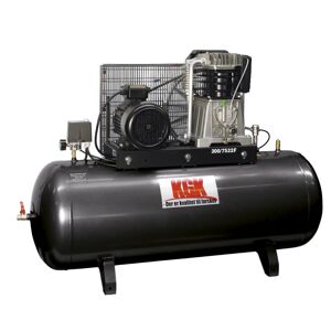 KGK Kompressor  300/858 7,5hk, 2cyl. Kileremstrukket 300l.tank