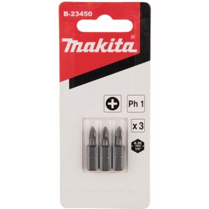 Makita Bitssæt 3 Dele Ph 1-25mm - B-23450