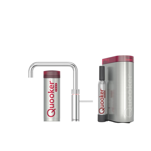 Quooker Fusion Square Sæt M.3l Krom Inkl. Pro3 & Cube Beholder