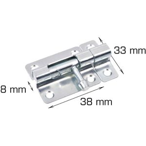 Home>it HOME It Skudrigle med skruer Ø8 x 33 x 38 mm elforzinket